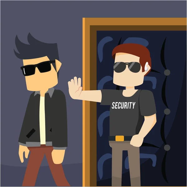 Nightclub bouncer Vector Art Stock Images | Depositphotos