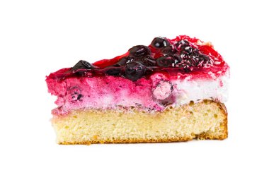 Çocuk oyuncağı ile sufle ve Siyah frenk üzümü jöle ile kaplı,