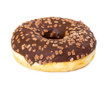 Donut çikolatalı krema ve çikolata ile 