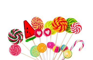 Different colorful lollipops  clipart