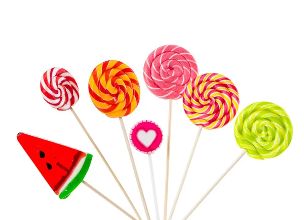 Different colorful lollipops — Stock Photo, Image