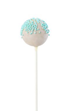 Kek ile dekoratif mavi sprinkles pop 