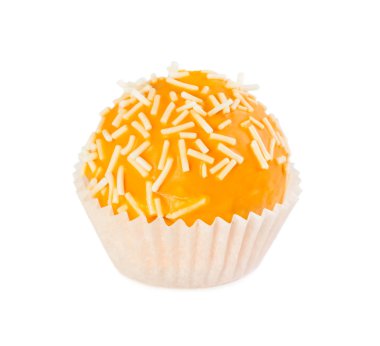 Beyaz çikolata ile sarı sır pasta top 