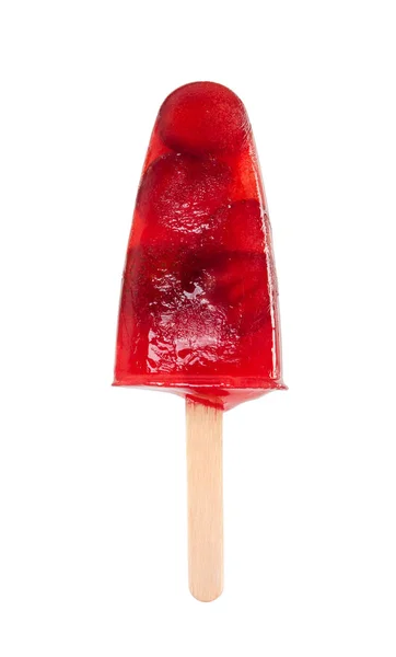 Domowe popsicles truskawka — Zdjęcie stockowe