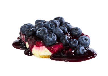 Cheesecake taze yaban mersini ve reçel ile  