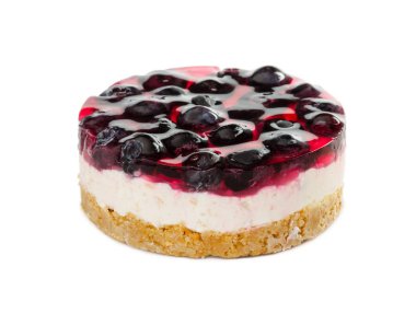 Cheesecake taze yaban mersini ve jöle ile