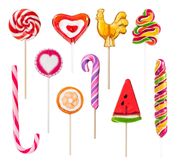 Set of colorful lollipops — Stock Photo, Image