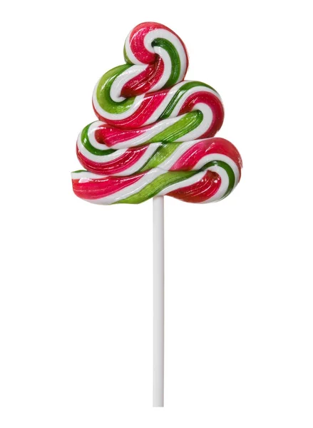 Kleurrijke spiraal lolly — Stockfoto