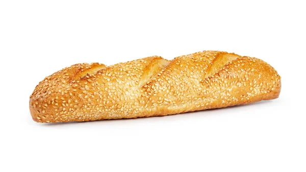 French wheat baguette with sesame seeds — Stock Photo, Image