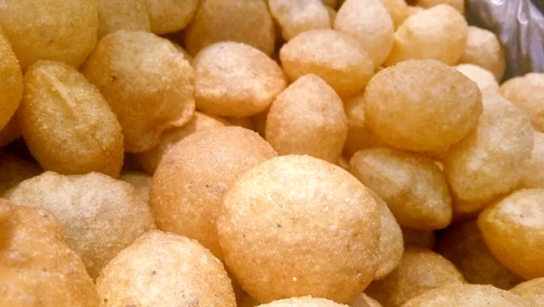 Pani Puri Golgappe Chat Item India Snacks — Stockfoto