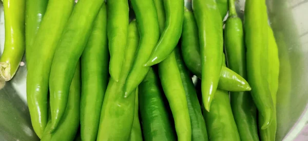 Volledige Frame Close Van Een Bos Van Heldere Glanzende Groene — Stockfoto