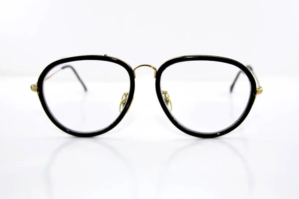 Brýle Izolované Bílém Pozadí — Stock fotografie