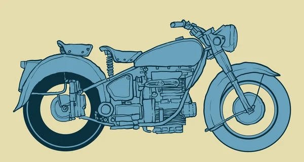 kafe racer vektör çizim - hisse senedi illüstrasyon
