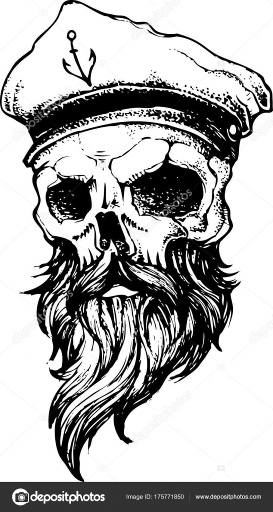 Capitão De Pirata Com Barba Grande E Chapéu Com Crânio E Bósforos. Pirata  Com Uma Perna E Um Olho. Caráter Vetorial Ilustração do Vetor - Ilustração  de ouro, desenho: 248521085