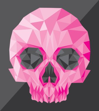 Çokgen skullt - hisse senedi vektör