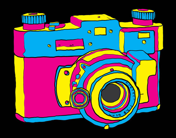 Ретро-хипстерская фотокамера
