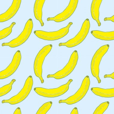 sorunsuz muz desen hisse senedi illüstrasyon