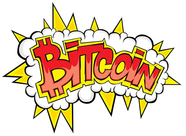 bitcoin patlama vektör dosyası - hisse senedi illüstrasyon