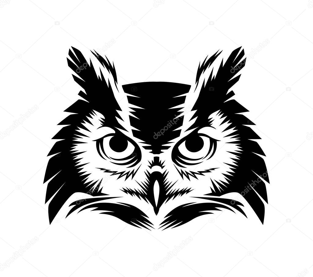 owl head vector file
