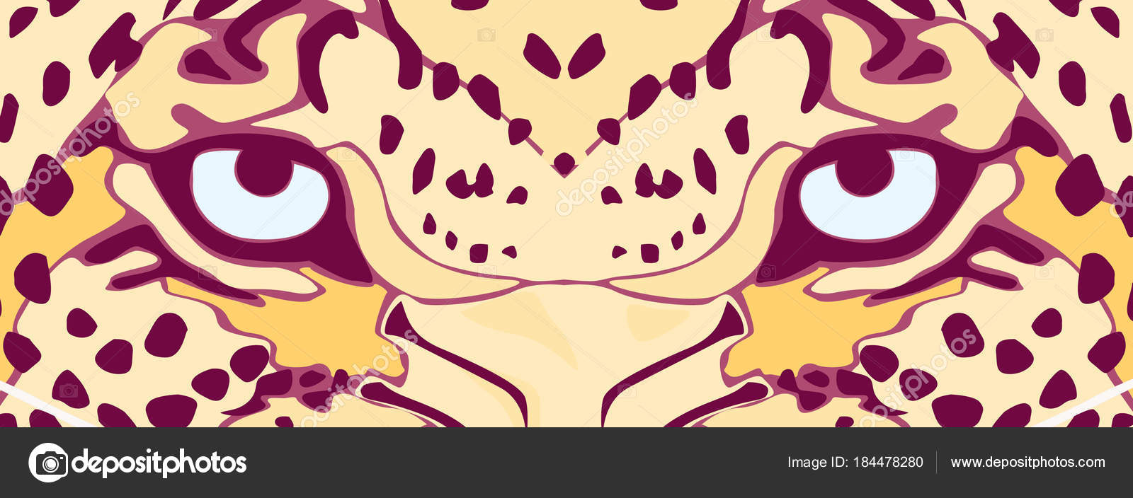 Download Animal Eye Vector Leopard — Stock Vector © blackstroke #184478280