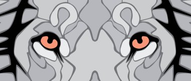 hayvan göz vahşi kedi vektör dosyası