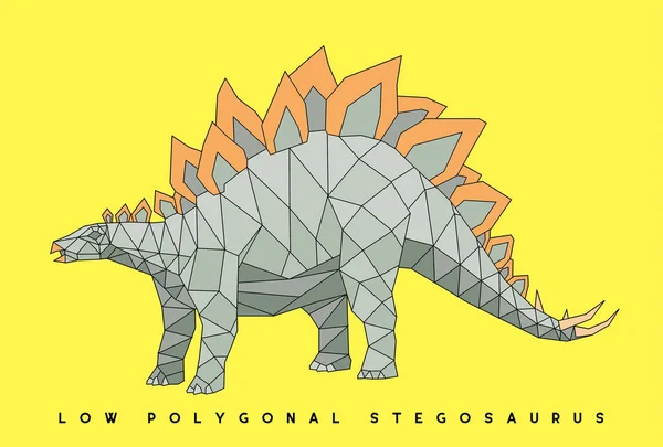 poligonal dinozor vektör dosyası