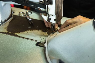 Upholsterer dikiş döşeme yastık