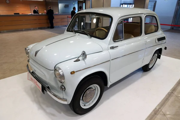 Car Zaz 965 Zaporozhets Moscow Russia May 2013 Exhibition Retro — Stock Photo, Image