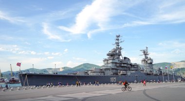 Kruvazör Mikhail Kutuzov. Gemi Müzesi.