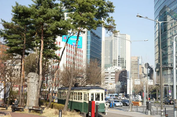 Cityscape, edifícios modernos de ruas da cidade . — Fotografia de Stock