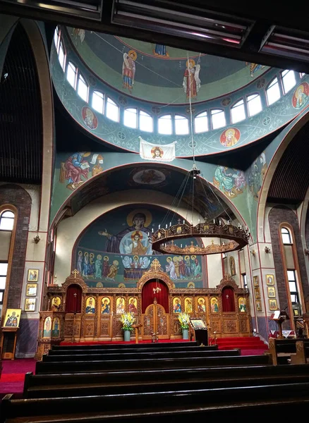 Сеул Республіка Корея Серпень 2019 Православний Собор Святого Миколая Внутрішня — стокове фото