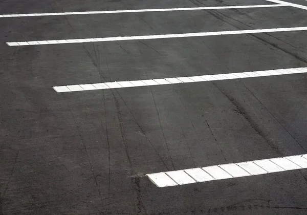 Marquages Stationnement Dans Parking Pour Voitures — Photo