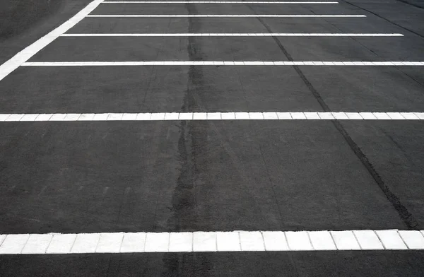 Parkeermarkeringen Een Parkeerplaats Voor Auto — Stockfoto