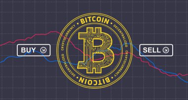 İnfographics - bitcoin cryptocurrency v Bitcoin fiyat düşer