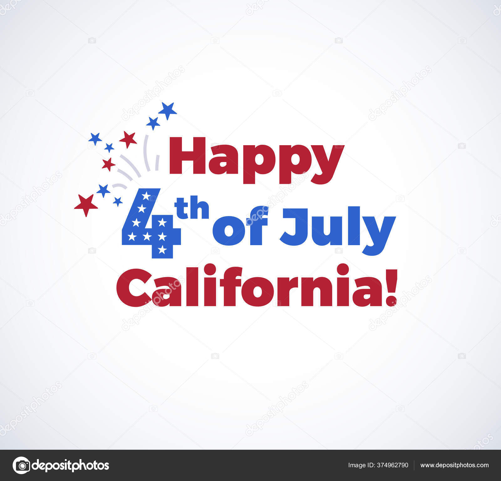 4th of july california