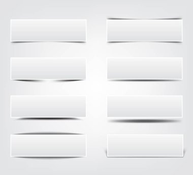 Vektör gölge kümesi. Slidesho '' ar ve afiş için.