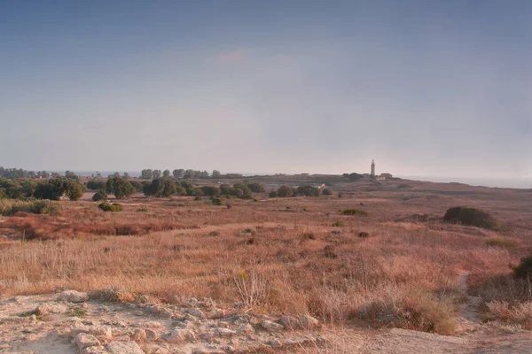 Paphos'deki / daki eski deniz feneri