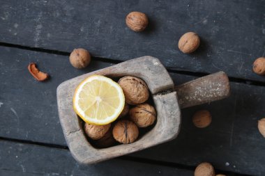 Doğal ürünler veya kahvaltı konsepti.