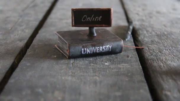 Educación a distancia universidad — Vídeos de Stock