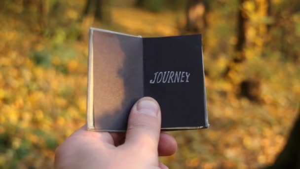 Journey Trip Travel Discover Explore idea. — Stock Video