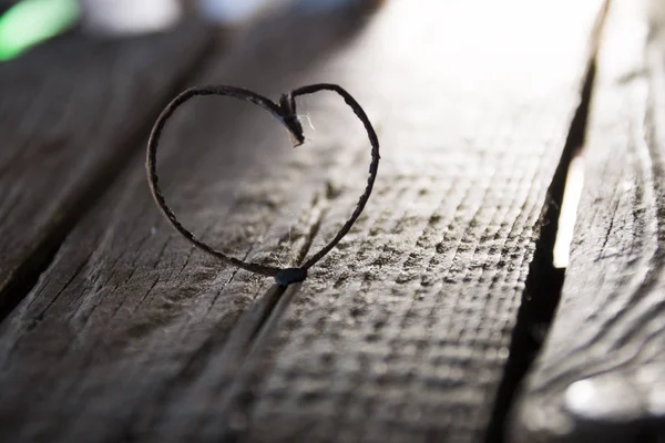 Сердце Валентина - любовь или свадебная открытка — стоковое фото
