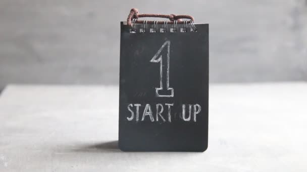 Startup Idea empresarial — Vídeo de stock