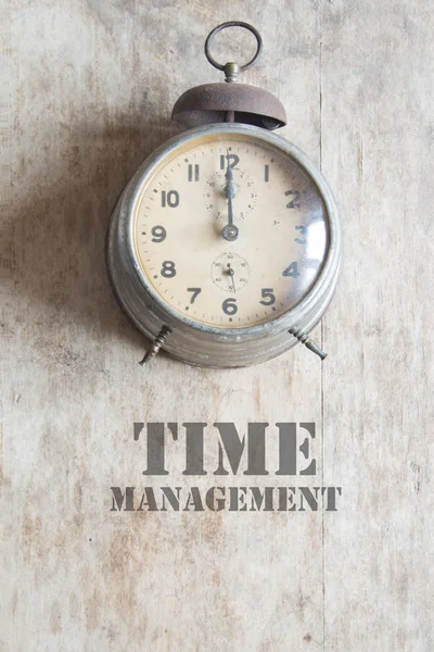 Concepto de gestión del tiempo, estilo vintage —  Fotos de Stock