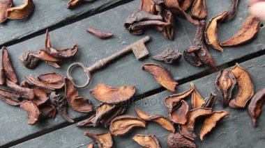 Sağlıklı gıda diyet kavramı. Kuru armut meyve.