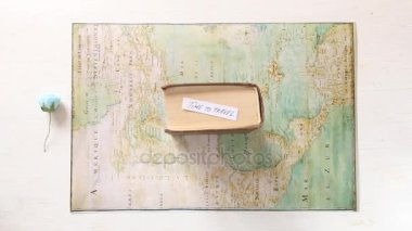 Tme fikir seyahat etmek. Claude Bernou, 1681 Yayınlanan tarafından oluşturulan harita.