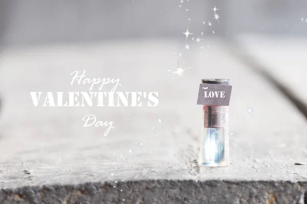 Feliz cartão criativo Dia dos Namorados — Fotografia de Stock