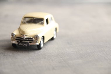 Retro araba yolculuk etiketi