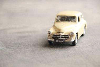 Retro araba yolculuk etiketi