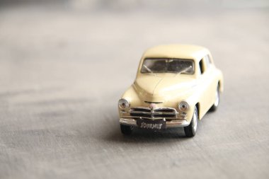 Retro araba yolculuk etiketi