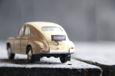 Yolculuk etiket ve klasik Vintage otomobil